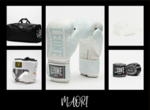 KIT BOXE LEONE 1947 " MAORI " BIANCO