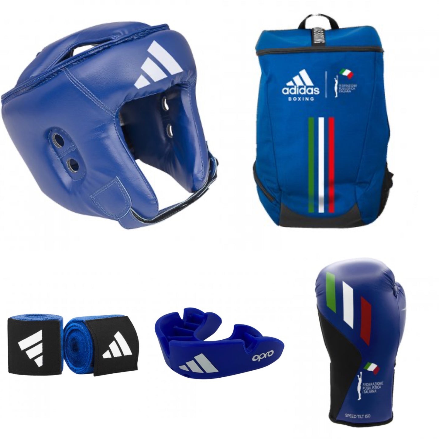 KIT BOXE ADIDAS " FPI " BLU